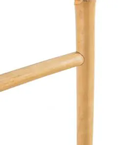 vidaXL Towel Ladder with 5 Rungs Bamboo 150 cm
