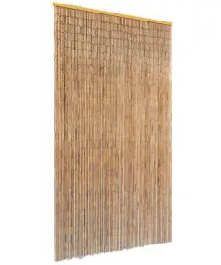 vidaXL Insect Door Curtain Bamboo 100×200 cm
