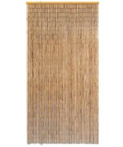 vidaXL Insect Door Curtain Bamboo 100×200 cm
