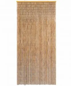 vidaXL Insect Door Curtain Bamboo 100×220 cm