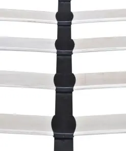 vidaXL Bed Frame Dark Grey Fabric Queen Size