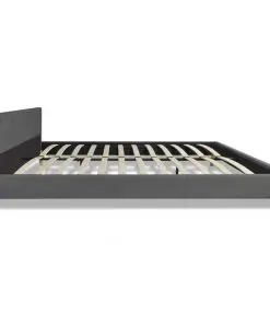 vidaXL Bed Frame Dark Grey Fabric King Size
