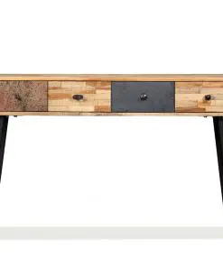 vidaXL Console Table 120x30x76 cm Solid Reclaimed Teak