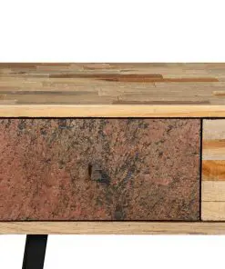 vidaXL Console Table 120x30x76 cm Solid Reclaimed Teak