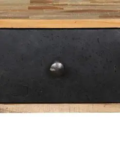 vidaXL Console Table 120x30x76 cm Solid Reclaimed Teak