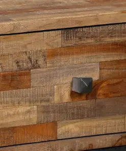 vidaXL Side Cabinet with 6 Drawers 70x30x76 cm Solid Reclaimed Teak