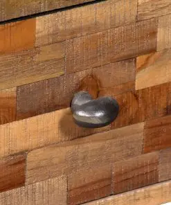 vidaXL Side Cabinet with 6 Drawers 70x30x76 cm Solid Reclaimed Teak