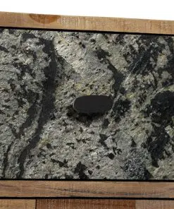 vidaXL Side Cabinet with 6 Drawers 70x30x76 cm Solid Reclaimed Teak