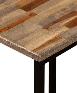 vidaXL 3 Piece Nesting Coffee Table Set Solid Reclaimed Teak