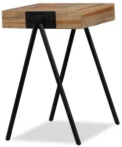 vidaXL Side Table Solid Reclaimed Teak