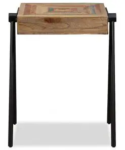 vidaXL Side Table Solid Reclaimed Teak
