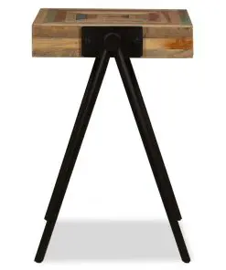 vidaXL Side Table Solid Reclaimed Teak