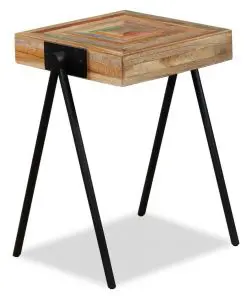vidaXL Side Table Solid Reclaimed Teak