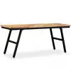 vidaXL Bench Reclaimed Teak and Steel 110x35x45 cm vidaXL Bench Reclaimed Teak and Steel 110x35x45 cm