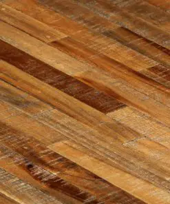 vidaXL Dining Table Reclaimed Teak and Steel 180x90x76 cm