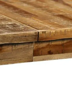 vidaXL Dining Table Reclaimed Teak and Steel 180x90x76 cm