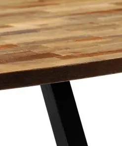 vidaXL Coffee Table Solid Reclaimed Teak Oval 120x60x30 cm