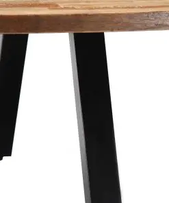 vidaXL Coffee Table Solid Reclaimed Teak Oval 120x60x30 cm