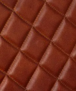 vidaXL Armchair Dark Brown Genuine Leather