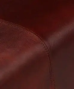 vidaXL Bench Genuine Leather Brown 120x30x45 cm