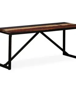 vidaXL Bench Solid Reclaimed Wood 110x35x45 cm
