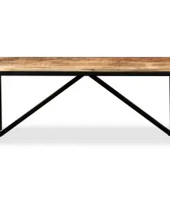 vidaXL Bench Solid Mango Wood 110x35x45 cm