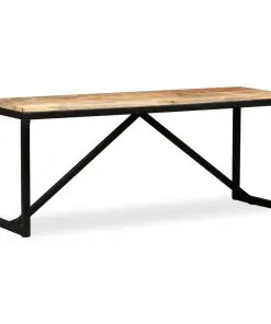 vidaXL Bench Solid Mango Wood 110x35x45 cm