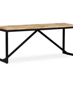 vidaXL Bench Solid Mango Wood 110x35x45 cm