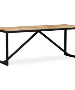 vidaXL Bench Solid Mango Wood 110x35x45 cm