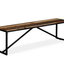 vidaXL Bench Solid Reclaimed Wood 160x35x45 cm