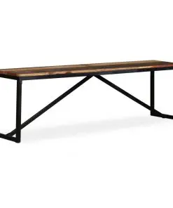 vidaXL Bench Solid Reclaimed Wood 160x35x45 cm