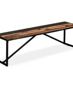 vidaXL Bench Solid Reclaimed Wood 160x35x45 cm