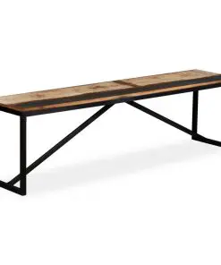 vidaXL Bench Solid Reclaimed Wood 160x35x45 cm
