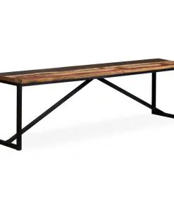 vidaXL Bench Solid Reclaimed Wood 160x35x45 cm