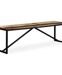 vidaXL Bench Solid Reclaimed Wood 160x35x45 cm
