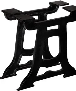 vidaXL Coffee Table Legs 2 pcs Y-Frame Cast Iron