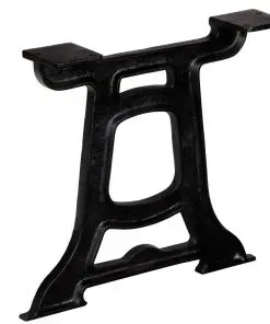 vidaXL Coffee Table Legs 2 pcs Y-Frame Cast Iron