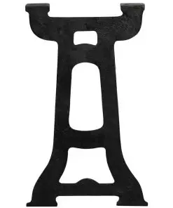 vidaXL Bench Legs 2 pcs Y-Frame Cast Iron