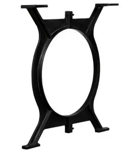 vidaXL Dining Table Legs 2 pcs O-Frame Cast Iron