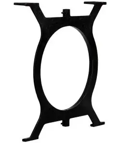 vidaXL Dining Table Legs 2 pcs O-Frame Cast Iron