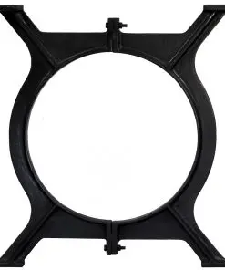 vidaXL Dining Table Legs 2 pcs O-Frame Cast Iron