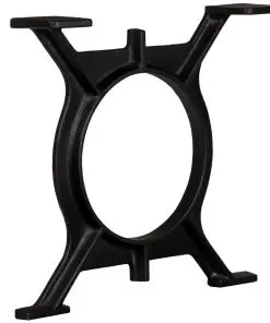 vidaXL Coffee Table Legs 2 pcs O-Frame Cast Iron