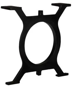 vidaXL Coffee Table Legs 2 pcs O-Frame Cast Iron