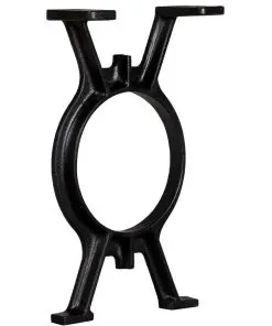 vidaXL Bench Legs 2 pcs O-Frame Cast Iron