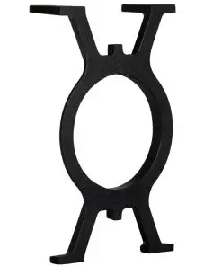 vidaXL Bench Legs 2 pcs O-Frame Cast Iron