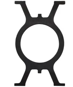 vidaXL Bench Legs 2 pcs O-Frame Cast Iron