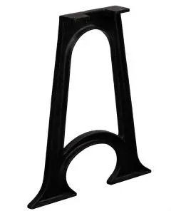 vidaXL Dining Table Legs 2 pcs with Arched Base A-Frame Cast Iron