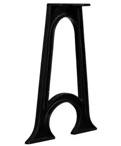 vidaXL Dining Table Legs 2 pcs with Arched Base A-Frame Cast Iron