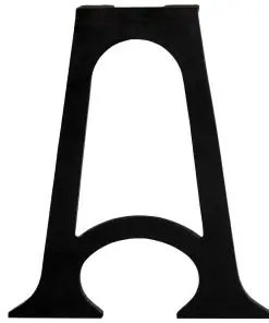 vidaXL Dining Table Legs 2 pcs with Arched Base A-Frame Cast Iron