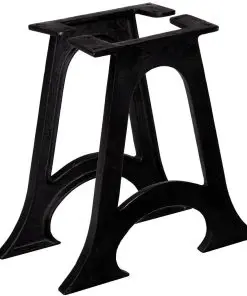 vidaXL Coffee Table Legs 2 pcs with Arched Base A-Frame Cast Iron